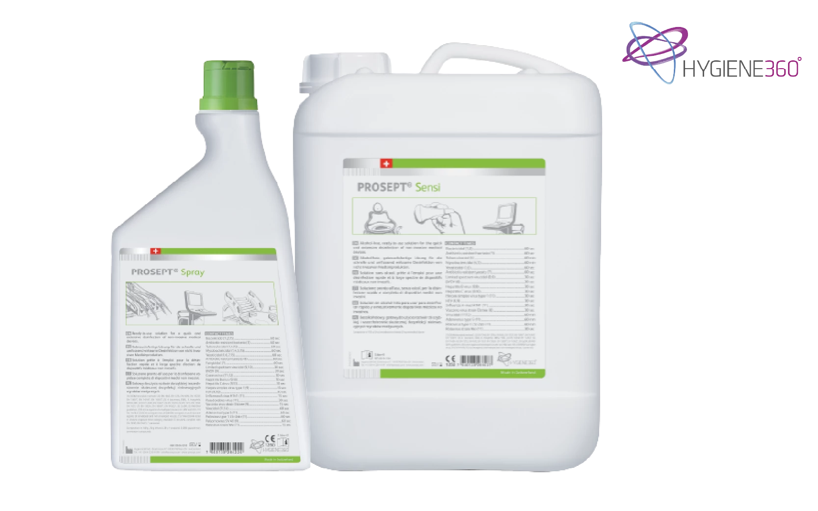PROSEPT®Sensi น้ำยาฆ่าเชื้อพร้อมทำความสะอาดพื้นผิวแบบพ่น ชนิดไม่มีส่วนผสมของแอลกอฮอล์